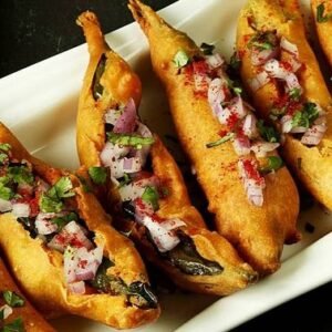 Onion Mirchi Bhajji