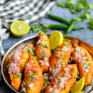 Onion Mirchi Bhajji
