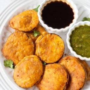 Eggplant Pakodi Fry